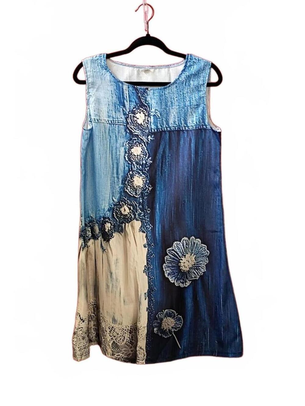 Women's Sleeveless Floral Dress Size S